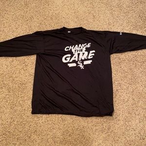 Men’s XL Long Sleeve Black Chicago White Sox Shirt